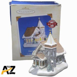 Hallmark Magic Ornament 2003 Fieldstone Church Candlelight Services #6 In Series